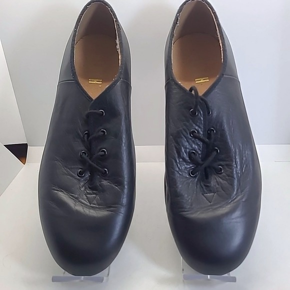 Capezio Shoes - Capezio Tap Shoes Womens SZ 6.5 Black Leather Oxford Professional Dancewear Good